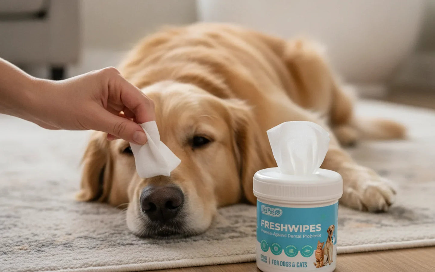 Toallitas Dentales para Perros y Gatos 🐶🦷