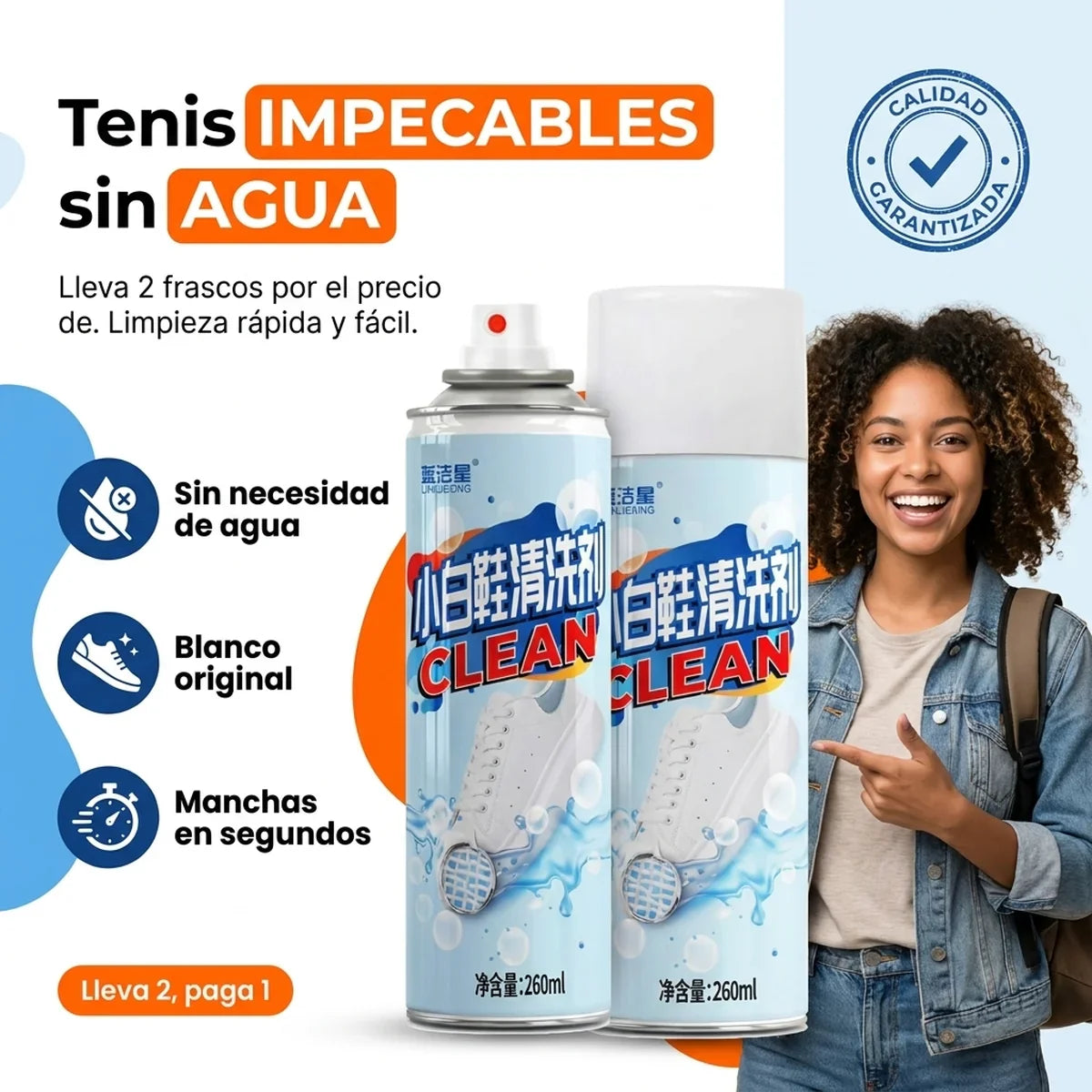 Crema Limpiadora para Zapatos x2 - Limpia Sin Agua